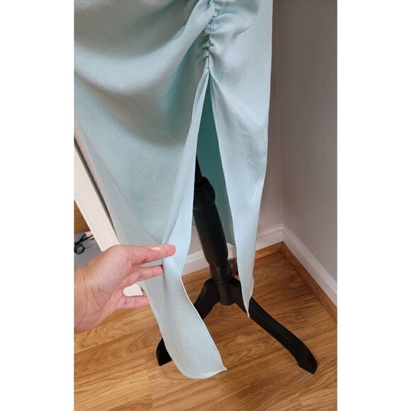 BA&SH Cybile Backless Green Maxi Dress 4 - Picture 8 of 11